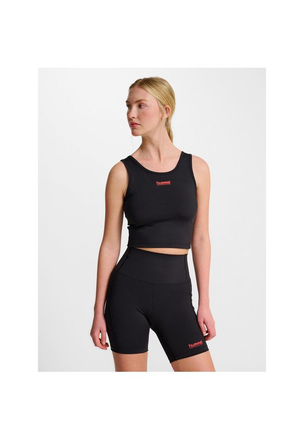 Biustonosz dla kobiet Hummel Intensity Top. Okazja: na co dzień. Kolor: czarny. Styl: casual