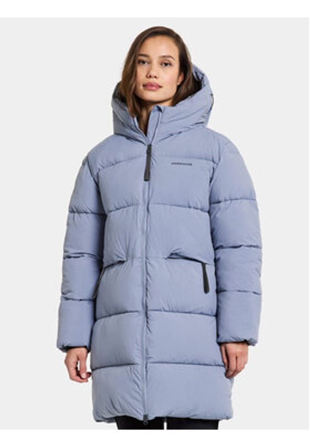 Didriksons Kurtka puchowa Nomi Wns Parka 3 504832 Niebieski Regular Fit. Kolor: niebieski. Materiał: syntetyk