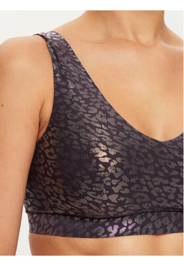Chantelle Biustonosz top Soft Stretch C11DQ1 Granatowy. Kolor: niebieski. Materiał: syntetyk