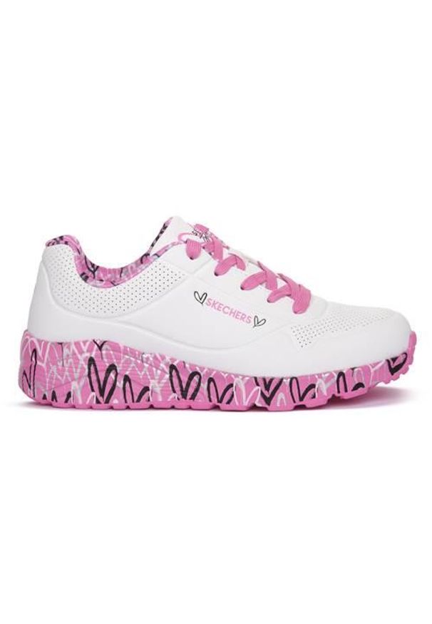 skechers - Buty do chodzenia dla dzieci Skechers Whp One Lite. Kolor: wielokolorowy. Materiał: syntetyk, materiał. Szerokość cholewki: normalna. Sport: turystyka piesza