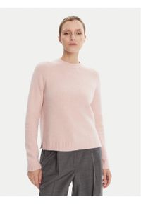 BOSS Sweter Febisan 50478315 Różowy Regular Fit. Kolor: różowy. Materiał: wełna
