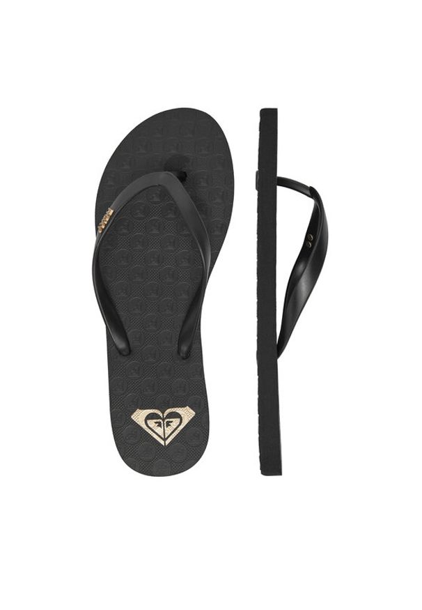 Roxy Japonki 839470 Czarny. Kolor: czarny. Materiał: syntetyk