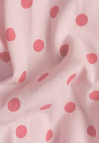 Born2be - Różowa Bluza w Groszki z Wiskozą o Nietoperzowym Kroju z Kołnierzykiem Rayo. Okazja: na co dzień, do pracy. Kolor: różowy. Materiał: wiskoza. Wzór: grochy. Styl: casual, elegancki, retro #6