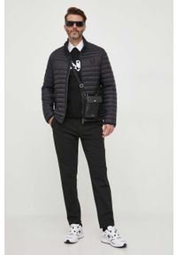 Karl Lagerfeld kurtka męska kolor czarny przejściowa. Kolor: czarny. Materiał: materiał #2