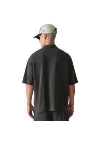 New Era - Koszulka w pudełku Chicago Bulls Washed. Kolor: szary. Sport: koszykówka
