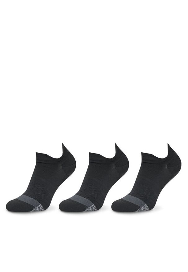 Under Armour Zestaw 3 par niskich skarpet unisex 1387052 Czarny. Kolor: czarny. Materiał: syntetyk