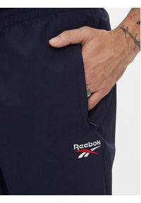 Reebok Spodnie dresowe Classics Vector Tracksuit Bottoms H54439 Niebieski Slim Fit. Kolor: niebieski. Materiał: syntetyk #4