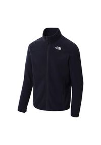 Polar turystyczny męski The North Face M 100 Glacier. Kolor: wielokolorowy, niebieski, czarny. Materiał: polar. Sport: turystyka piesza #1