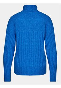 Moss Copenhagen Sweter Mschlamaia 17720 Niebieski Casual Fit. Okazja: na co dzień. Kolor: niebieski. Materiał: wełna. Styl: casual #2