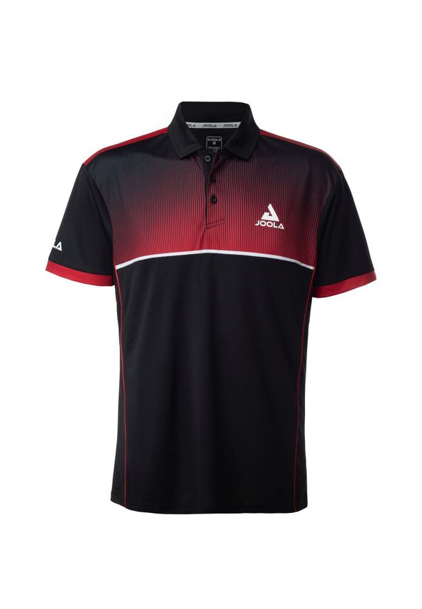 JOOLA - Polo Joola Edge. Typ kołnierza: polo. Kolor: wielokolorowy, czarny, czerwony. Styl: elegancki, sportowy