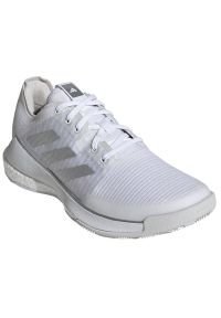 Adidas - Buty do siatkówki adidas Crazyflight W IG3970 białe. Zapięcie: sznurówki. Kolor: biały. Materiał: syntetyk, guma, tkanina. Szerokość cholewki: normalna. Sport: siatkówka