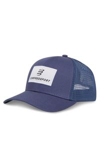 Compressport Czapka z daszkiem XHWU6985125TU Granatowy. Kolor: niebieski. Materiał: bawełna #1