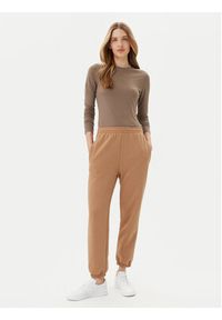 ViCOLO Spodnie dresowe TD0573 Brązowy Regular Fit. Kolor: brązowy. Materiał: bawełna #3