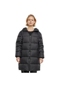 Urban Classics - Kurtka Puchowa Damska Długa. Kolor: czarny. Materiał: puch. Długość: długie. Sport: turystyka piesza #1