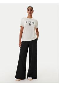 Guess T-Shirt V6RI13 KD772 Écru Regular Fit. Materiał: lyocell #3