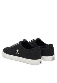 Calvin Klein Jeans Tenisówki Ess Vulc Low Mg Canvas YM0YM01209 Czarny. Kolor: czarny. Materiał: materiał #3