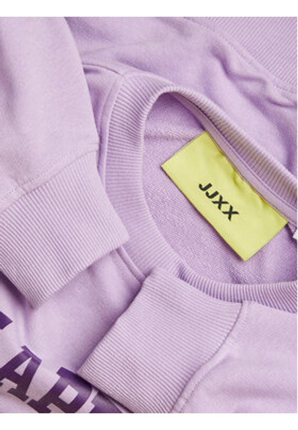 JJXX Bluza Riley 12248650 Fioletowy Regular Fit. Kolor: fioletowy. Materiał: syntetyk