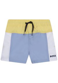 BOSS - Boss Szorty kąpielowe J04474 S Niebieski Regular Fit. Kolor: niebieski. Materiał: syntetyk