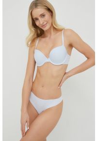 DKNY - Dkny stringi. Kolor: niebieski #3