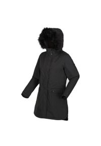 Regatta - Kurtka Parka Sabinka Fur Trim Rozmiar 42 Czarny - RWP352-800. Kolor: czarny. Sport: turystyka piesza
