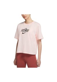 Koszulka damska Nike Sportswear DD1456. Materiał: materiał, tkanina, bawełna, prążkowany. Długość rękawa: krótki rękaw. Długość: krótkie #4