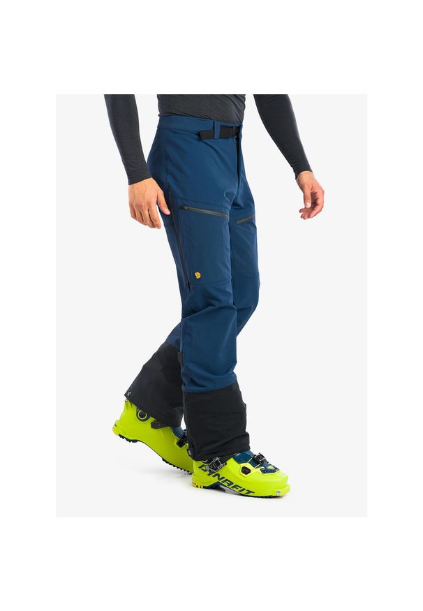 Fjällräven - Spodnie skiturowe męskie Fjallraven Bergtagen Touring Trousers. Kolor: niebieski. Sezon: zima. Sport: narciarstwo