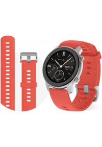 Smartwatch AMAZFIT GTR 42mm Czerwony. Rodzaj zegarka: smartwatch. Kolor: czerwony #3