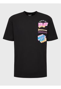 HUF T-Shirt Master Plan TS01942 Czarny Regular Fit. Kolor: czarny. Materiał: bawełna #1