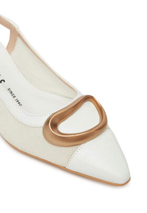 Hispanitas Sandały Dali HV253955 Biały. Kolor: biały. Materiał: skóra