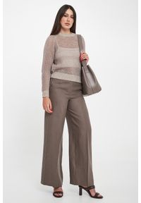 Sweter damski pleciony z cekinami PESERICO #4