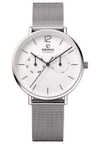 OBAKU - Zegarek męski Obaku Denmark V182GMCWMC srebrny. Kolor: srebrny #1