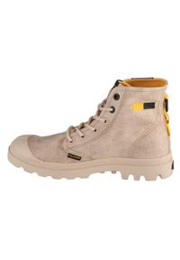 Buty sportowe Sneakersy unisex, Palladium Pampa Surplus. Kolor: beżowy. Materiał: tkanina. Szerokość cholewki: normalna. Sport: turystyka piesza