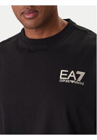 EA7 Emporio Armani T-Shirt 7M001402 AF22264 UC001 Czarny Regular Fit. Kolor: czarny. Materiał: bawełna #4