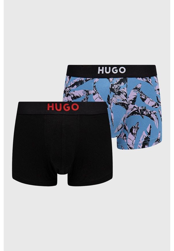 Hugo - HUGO bokserki (2-pack) 50469708 męskie. Kolor: niebieski