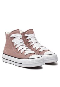 Converse Trampki Chuck Taylor All Star Padded Lift Platform A11536C Brązowy. Kolor: brązowy. Materiał: materiał. Obcas: na platformie #6