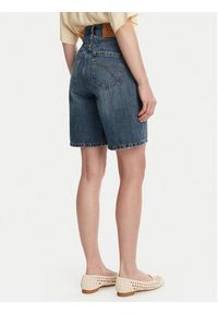 Marella Szorty jeansowe Short 2513141024 Niebieski Relaxed Fit. Kolor: niebieski. Materiał: bawełna