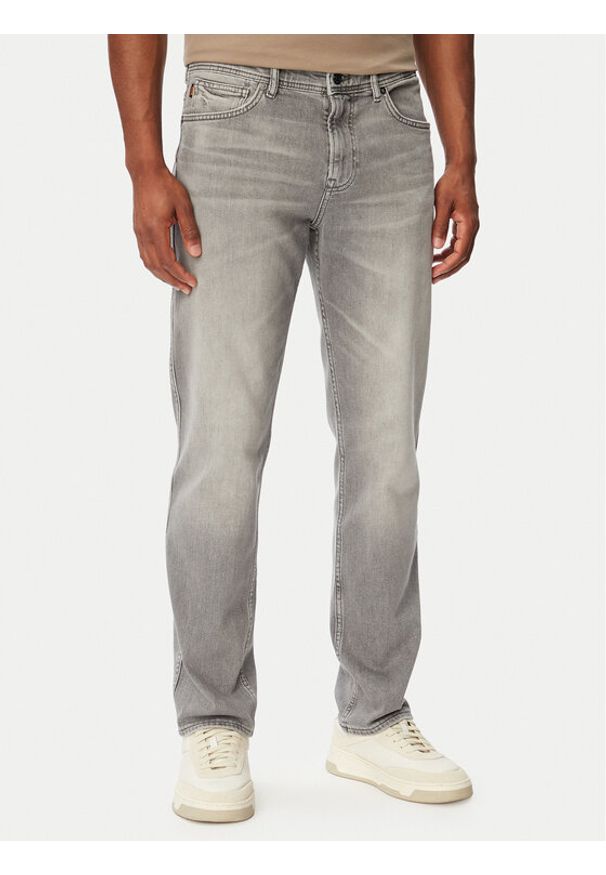 BOSS Jeansy Re Maine Bo 50559911 Szary ciemny Regular Fit. Kolor: szary