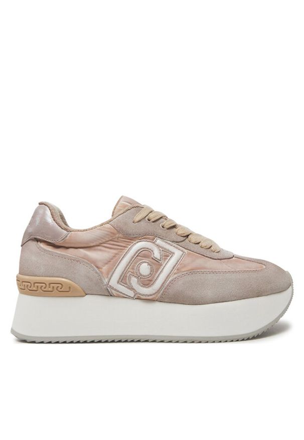 Liu Jo Sneakersy Dreamy 02 BA5035 PX003 Beżowy. Kolor: beżowy. Materiał: zamsz, skóra