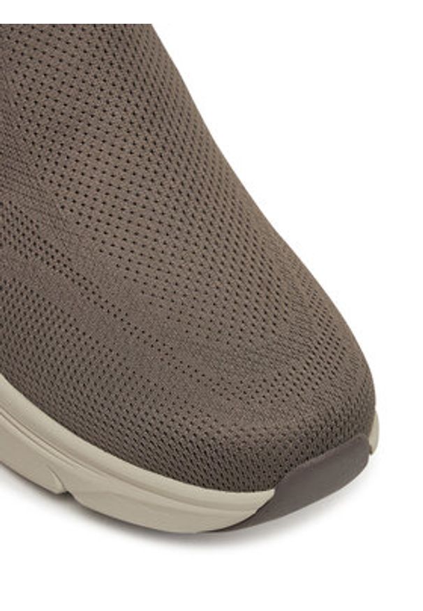 skechers - Skechers Sneakersy D'Lux Walker 2.0-Reeler 232463/BRN Brązowy. Kolor: brązowy. Materiał: materiał
