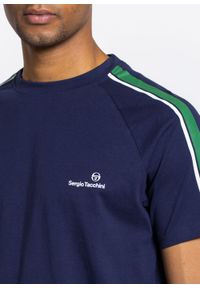 SERGIO TACCHINI - Koszulka męska Sergio Tacchini Dario (STA211M809-02). Kolor: niebieski. Materiał: dresówka. Sport: tenis #4