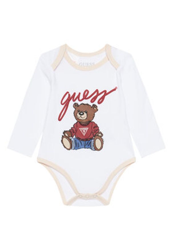 Guess Komplet dziecięcy H5YW12 KA6W4 Beżowy Regular Fit. Kolor: beżowy. Materiał: bawełna
