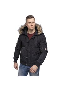 Kurtka zimowa Lonsdale Jarreth. Kolor: czarny. Materiał: puch. Sezon: zima. Sport: turystyka piesza #1