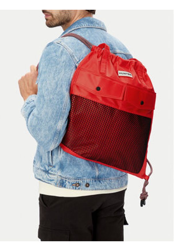 Hunter Torba weekendowa HTR-B-005-07 Czerwony. Kolor: czerwony. Materiał: materiał