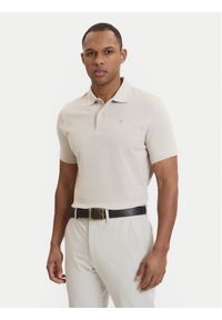 Barbour Polo Original Sports MML0358BE12 Beżowy Regular Fit. Typ kołnierza: polo. Kolor: beżowy. Materiał: bawełna #1