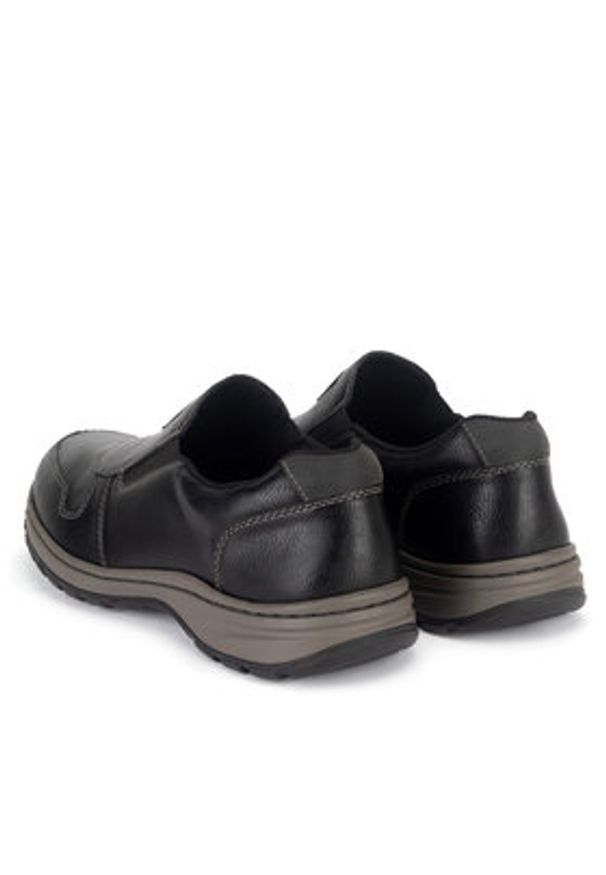 Rieker Półbuty 03355-00 Czarny. Kolor: czarny. Materiał: syntetyk