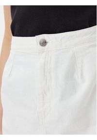 Calvin Klein Jeans Spódnica jeansowa J20J225194 Biały Regular Fit. Kolor: biały. Materiał: bawełna #4