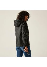 Regatta - Kurtka trekkingowa damska Pack It Jacket III kieszonkowa przeciwdeszczowa. Kolor: czarny. Materiał: softshell. Sport: turystyka piesza #2