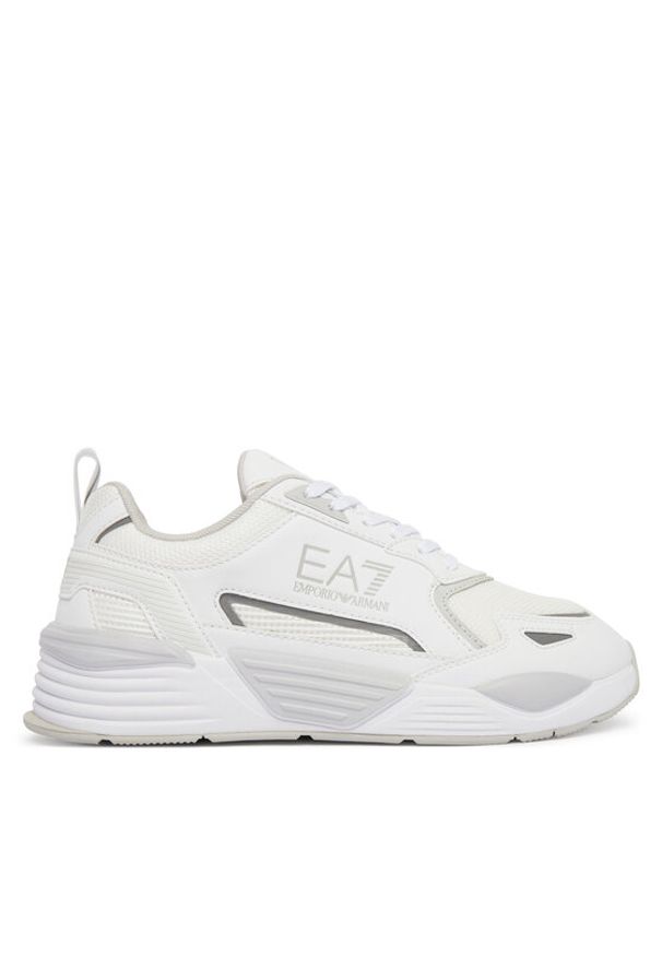 EA7 Emporio Armani Sneakersy 7X000308 AF18447 MZ533 Biały. Kolor: biały. Materiał: skóra