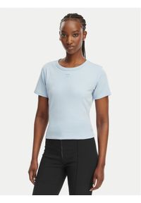 Hugo - HUGO T-Shirt Deloris 50512002 Niebieski Regular Fit. Kolor: niebieski. Materiał: bawełna #1