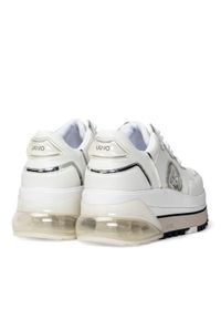 Sneakersy damskie białe Liu Jo Maxi Wonder Air 11. Okazja: na spotkanie biznesowe. Kolor: biały. Materiał: tkanina